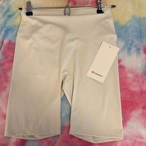 lululemon athletica Women's White Bike Shorts